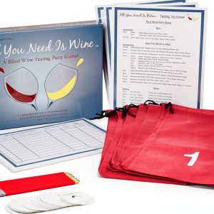 All You Need Is Wine Wine Tasting Game Kit 10 Tips 50 Notes-0