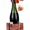 Wine Bottle Puzzle Ajuny 3D Wooden Brain Teaser Lock Game Rustic 4x4-0
