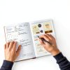 Wine Tasting Journal molekaus A5 Notebook with Aroma Wheel-4