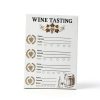 Wine Tasting Card Remarkabel 4x6 Brown Scorecard for Parties-2