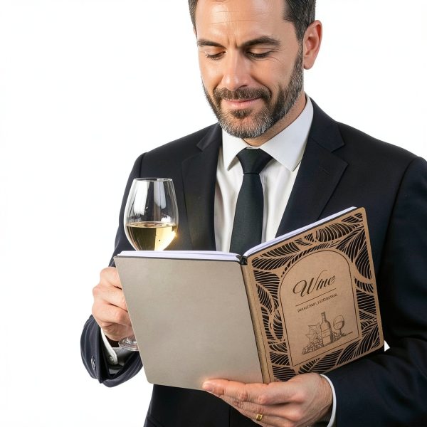Wine Tasting Journal molekaus A5 Notebook with Aroma Wheel-6