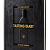 Wine Tasting Journal Guided Tasting Notes Book & Checklist (5" x 7" B6 Black Notebook) - 5 Step Guide & Tasting Log Methods - Aroma, Appearance, Finish, Structure, Remarks & Wines Ratings & Color Card-0