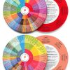 Wine Folly Wine Aroma Wheel Charts – 4-Pack for Red, White, Rosé & Sparkling | Wine Tasting Guide with Aromatic Compound Info | Durable, Glossy Educational Chart Set-1