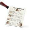 Wine Tasting Card Remarkabel 4x6 Brown Scorecard for Parties-4