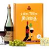 Masters of Mystery Wine & Cheese Tasting Murder Mystery Dinner Party Game – Christmas & Holiday Whodunnit Party Game for Adults – 4–20 Players-4